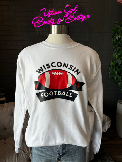 Wisconsin Football Crewneck Sweatshirt