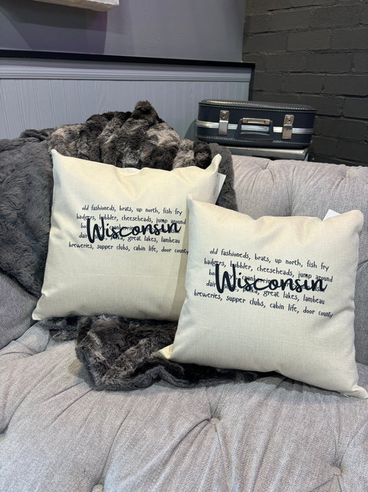 16x16 Wisconsin Pillow