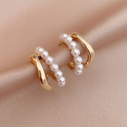 Pearl Twist Earrings