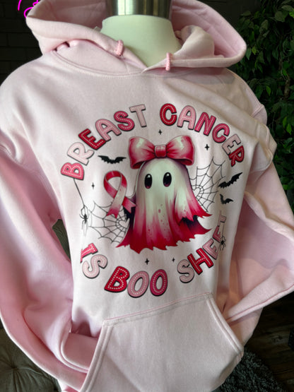 Breast Cancer is Boo Sheet Hoodie