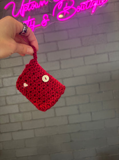 Red Gift/Note Card Holder