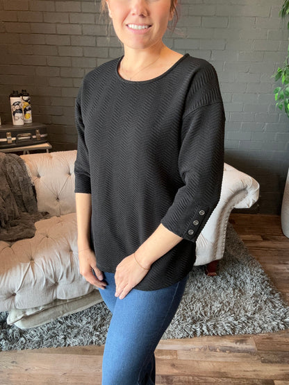 Black Keira Top