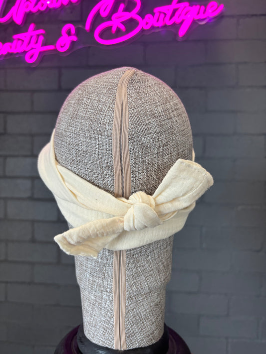 Cream Head Wrap