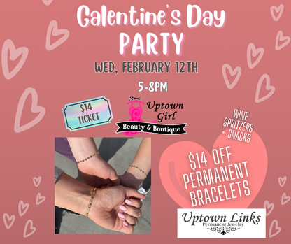 Galentine's Day Party - Wednesday, February 12th - Uptown Girl Beauty & Boutique