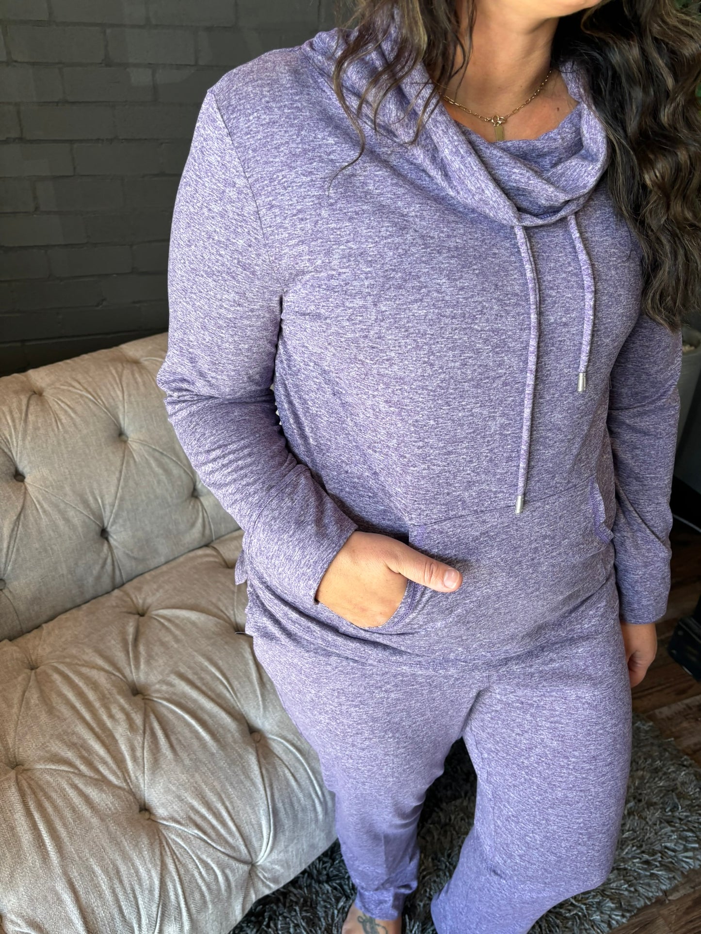 Rachel Lounge Hoodie - Purple