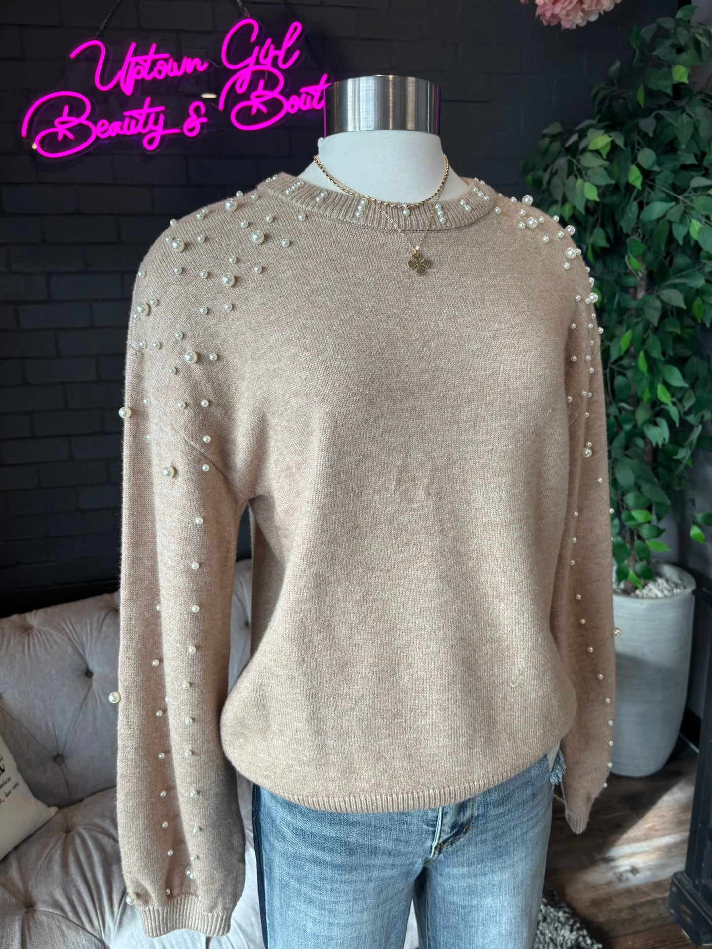 Priscilla Pearl Sweater