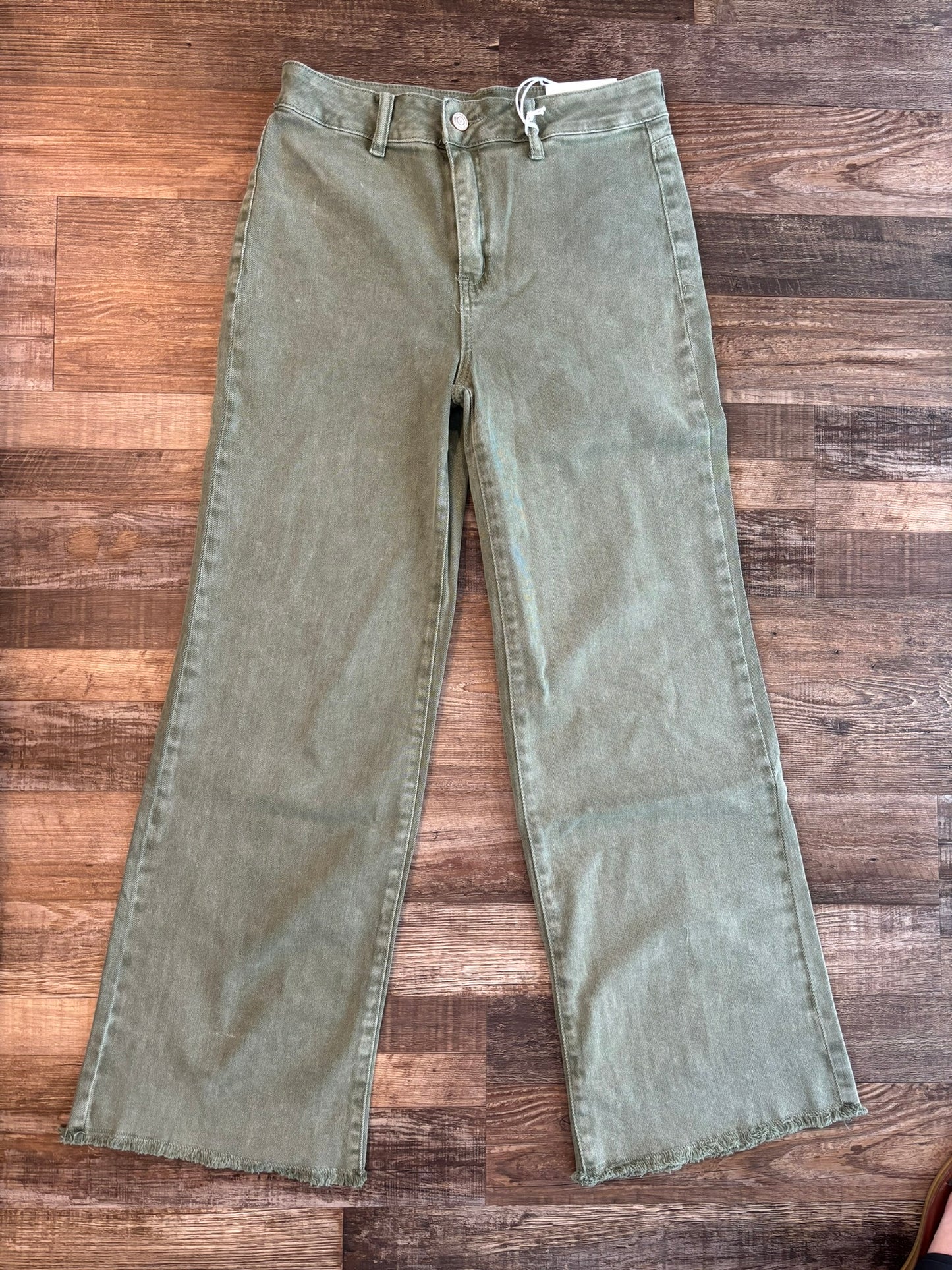 Syd Vintage Wash Olive Denim Jeans