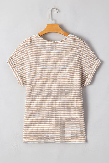 Indie Striped Knit Tee