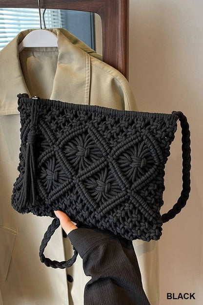 Nina Crochet Crossbody