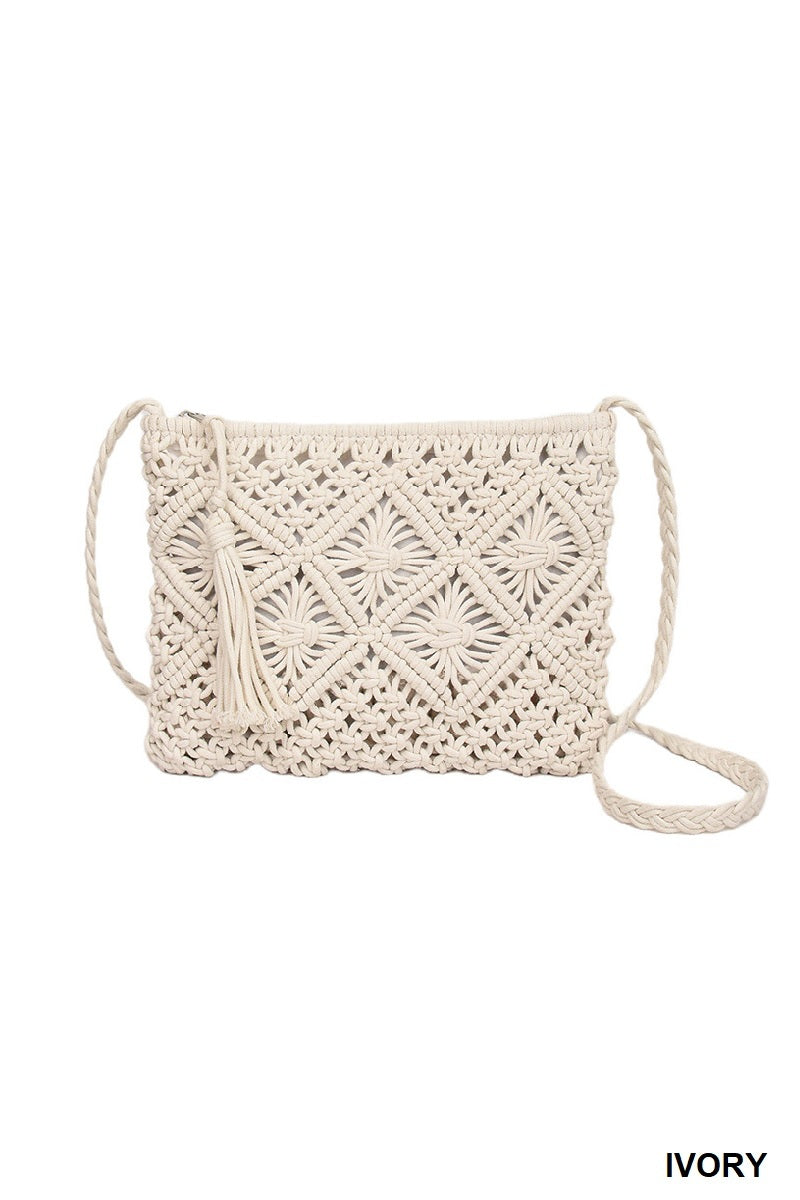 Nina Crochet Crossbody